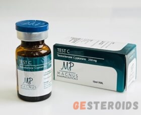 Testosterone Cypionate 250/10ml Magnus Vial